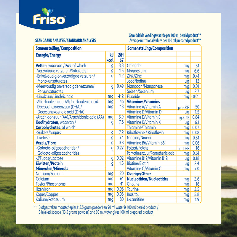 Friso 2 Opvolgmelk - vanaf 6 maanden - 400G
